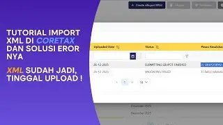 Tutorial Import XML e-Bupot A2 ke Coretax | Part 2 + Solusi Error yang Sering Muncul