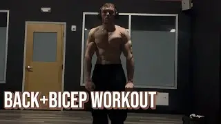Back and Bicep day at Golds Gym
