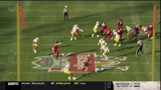 2022 Gator Bowl USC vs Notre Dame - Nate Adkins 18 Yd Reception