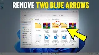 Remove Two Blue Arrows on Icons in Windows 11 / 10 | How To Get rid of Double blue arrows ↙️↗️❌