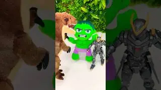T Rex Makes Hulk Angry #dinosaur