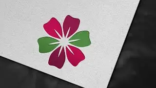 How To Create Unique Flower Logo Design In Adobe Illustrator Tutorial @SumaiyaAkter12348 