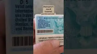 passport card travel requirements#travel #cruise
