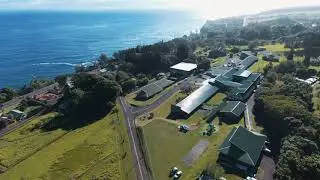 Laupahoehoe Community Public Charter School Campus (Drone video)