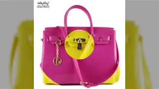Jellyooy Beachkins Glossy Jelly Birkin Bags