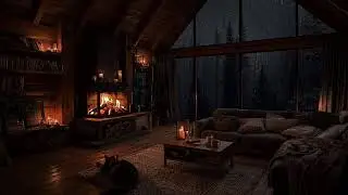 Soft storms outside, warm fire inside, peace everywhere