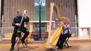 Lori Andrews, jazz harp and Bart Samolis, bass - 