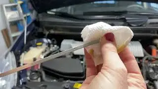 How to check the oil in a Prius