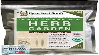 12 Variety Pack Herb Garden Seeds Basil Cilantro Parsley & More