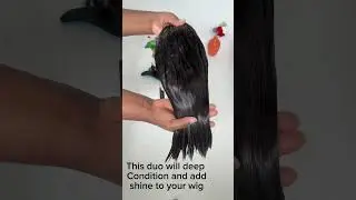 Silicon Mix and Adore Crustal Clear Dye! Perfect duo for your wig . #wigcare #deepconditioning