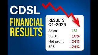 CDSL Result Q1 2026 and Technical Analysis #fundamentalanalysis #stocks #nse