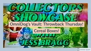 OmniDog's Vault: Throwback Thursday 1 - Collector's Showcase - Cereal Boxes and Premiums
