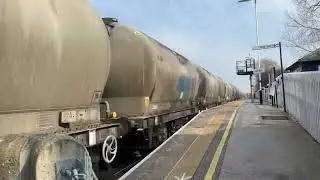 Class 70 001 going through Hensall Station 21-3-22