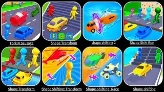 Shape Shifting, Shape Transform race game, Shape Shifter, Shape Change...