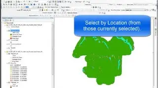 Advanced Select by Location | a GIS Video Tutorial by Gregory Lund