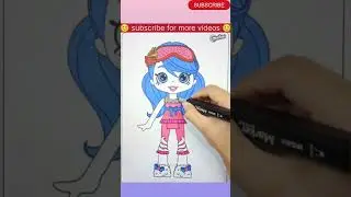 🍰 jessicake coloring | Shopkins #shorts #subscribe #coloringpages #colors #dolls