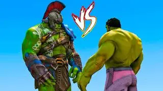 HULK vs HULK GLADIADOR - QUEM VAI VENCER? GTA V