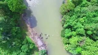 Tangkahan Paradise, North Sumatra, by Drone