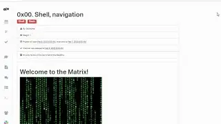 0x00  Shell, navigation #Tasks #ALXSoftwareEngineering