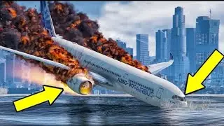 Emergency Landing on Water in GTA 5 | Biggest Passenger Airplane Crashes