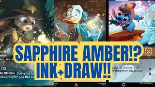 Lorcana Sapphire Amber Detectives Deck Profile/Guide!!