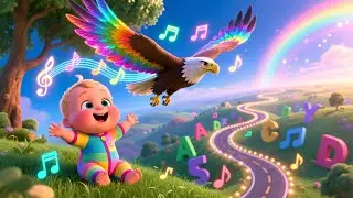 Eagle Soars on Music Roads | Fun Kids Song | Toddler Adventure Song