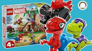 FIRST-EVER LEGO Spiderman Dino 🦖 LEGO Marvel 11200 Spidey & Green Goblin&rsquo;s Raptor Battle Speed Build
