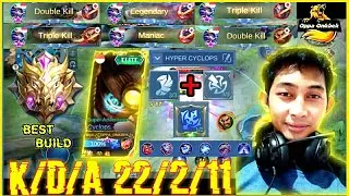 MOBILE LEGEND:BANG BANG || HYPER MAGE TERSAKIT 2021 || BEST GAMEPLAY CYCLOPS 2021