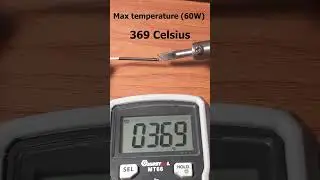 Maximum Temperature of Normal Soldering Iron 30W vs 60W
