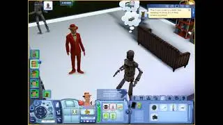 The Sims 3 Kel. Cross - 12. Ngobrol Sesama Robot Jenis SimBot Bagian 1