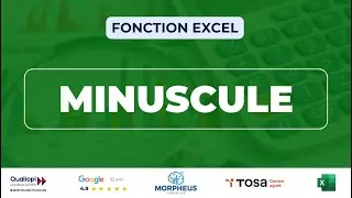 Comment utiliser la fonction MINUSCULE sur Excel ?