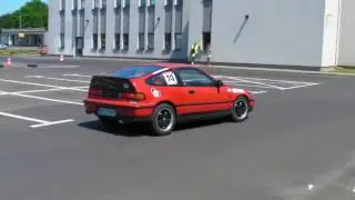 Honda CRX I Runda Pucharu KZK R46 Smugowa UMŁ Ł&oacute;dź 1080p 60kl/s