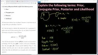 Question 5 - What is Prior, Conjugate Prior, Posterior and Likelihood
