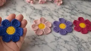 crocheted flowers 