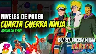 Niveles de Poder SAGA Cuarta Guerra Ninja: Ataque del Kyubi a Konoha | Naruto Shippuden #1