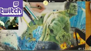 Colored Pencil Drawing: Hulk - Speed Draw | JosYMovieS