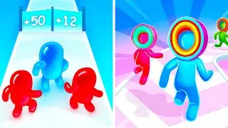 Join Blob Clash 3D VS Layer Man 3D 🧩⚔️ All Levels Max Update Walkthrough Mobile NEW Gameplay F8RX
