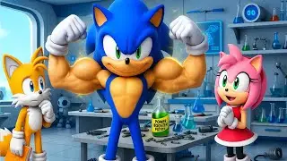 Sonic Gets Super Buff and Shocks Everyone 😂💪 | Funny Sonic Animation