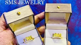 SMS JEWELRY GOLD LETTER RING 12Gram