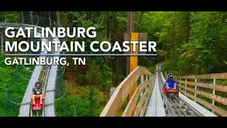 Pigeon Forge Gatlinburg Alpine Roller Coaster, Gatlinburg Tennessee At Night