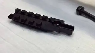 Circle 10 SOMAK rail on a Yugo SKS