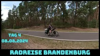 Radreise Brandenburg 2024 - Tag 4 - Von Trebatsch nach Gro&szlig; Wasserburg