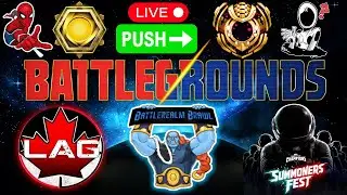 FINALLY TIME TO PUSH CELESTIAL!! Battlegrounds Season 30 Battlerealm Brawl Qualifications! - MCOC