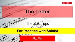 The Letter : The Box Tops : Bb Instruments Playalong for Practice with Soloist