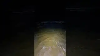 Night time ocean sound #shorts video | noise waves and wind #naturalview #noisesea #soundofsea