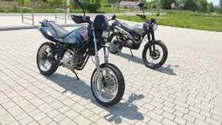 MZ 125 SM supermoto / Honda CLR cityfly 125 walkaround