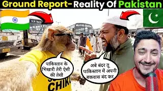 Monkey Vlogger in Lahore Pakistan 🇵🇰 | Pakistani Reaction 😂 | Pakistan Media Crying | Google veo3