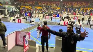 First Fight of TFI 39th Taekwondo Championship 2025 - Neeva Chevli (Gujarat) vs Rajasthan | U22kg