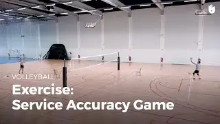 Exercise: service accuracy game | Volleyball