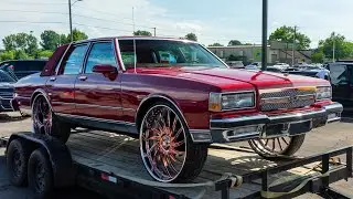 HSV JuneFest car & bike show 2024 Huntsville, AL: *PART 4* (Donks, Gbodies, muscle cars, etc)